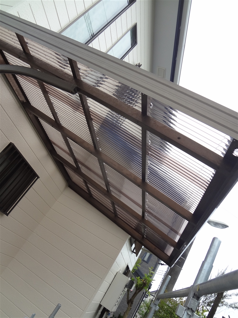 富士ビレッジ：住宅全面改装☆6　玄関横　テラス　初回改装編
