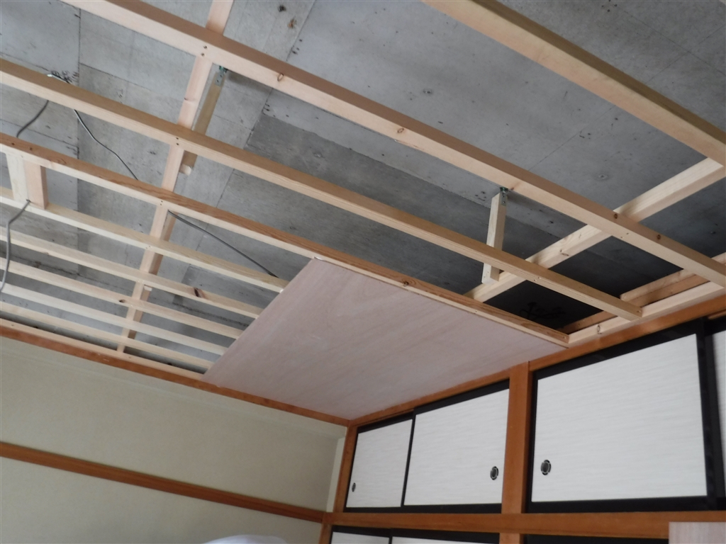 マンションの和室天井が急に垂れ下がって 天井改装工事 施工事例 静岡県でリフォームをするならリフォームのひろば