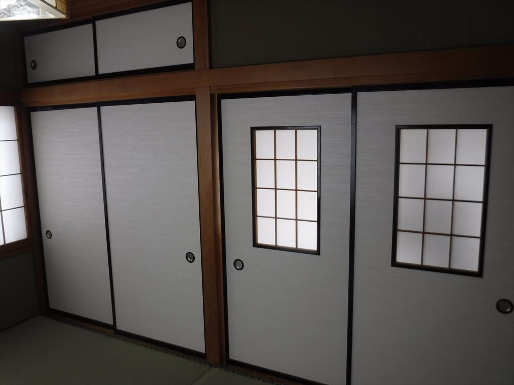 思い切って断捨離。和室の襖・障子　1
