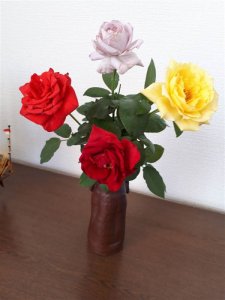 色とりどりの薔薇