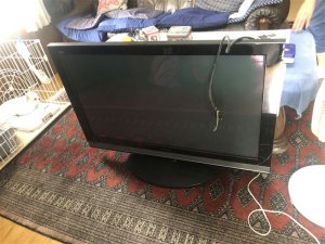 Wooo 50インチテレビを渡されました!