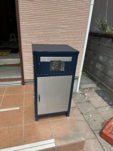お客様がネットで購入した宅配ボックス