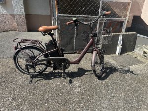 20インチの電動アシスト自転車　いただきました。